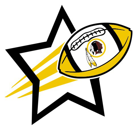 Washington Redskins Football Goal Star logo vinyl decal